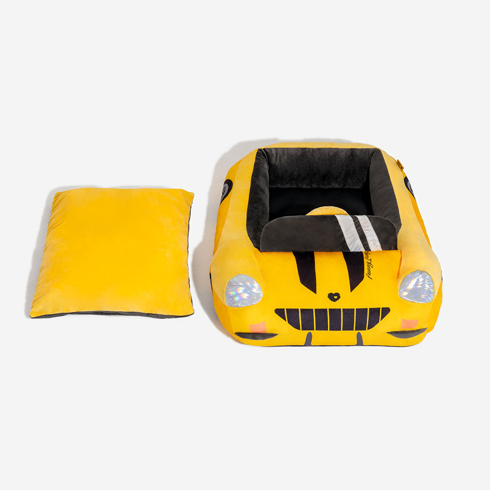 FurElegance Classic Convertible Raceauto Bed | Luxe bolster hondenbed voor stijlvolle comfort en ondersteuning