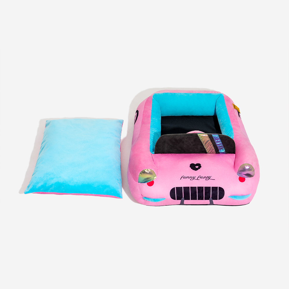 FurElegance Classic Convertible Raceauto Bed | Luxe bolster hondenbed voor stijlvolle comfort en ondersteuning