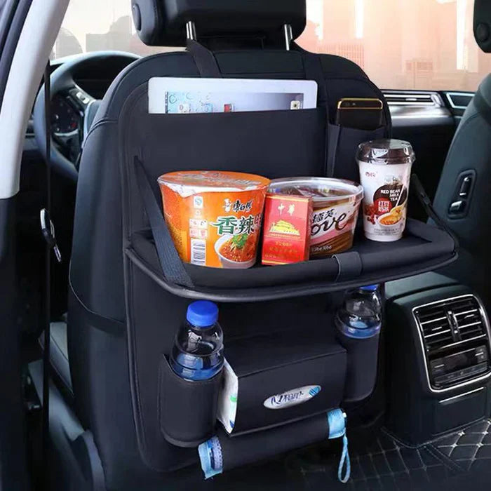 LuxuraDrive Elite Achterzit Organizer | Stijlvolle opbergoplossing voor een opgeruimde auto-interieur