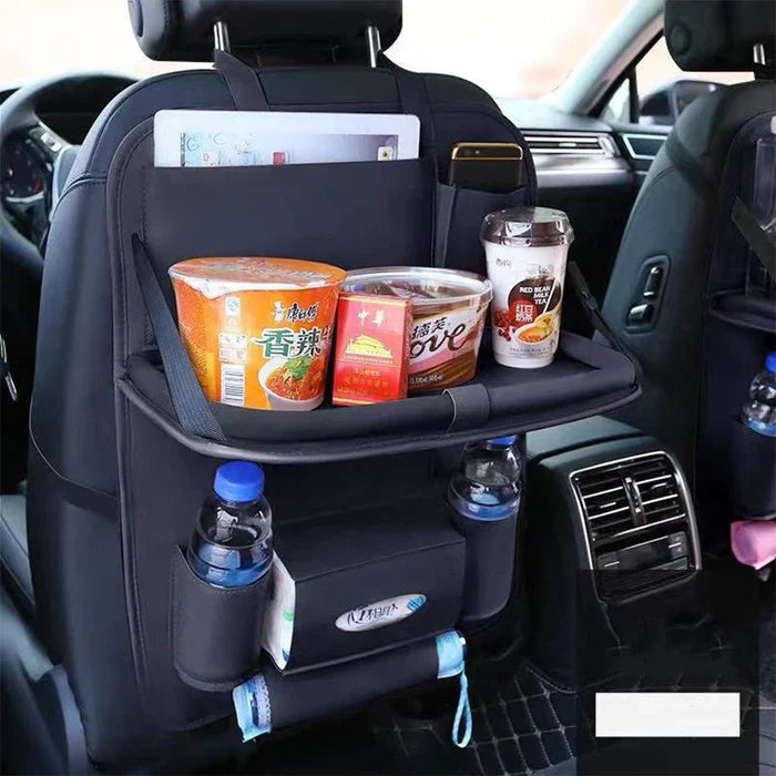 LuxuraDrive Elite Achterzit Organizer | Stijlvolle opbergoplossing voor een opgeruimde auto-interieur