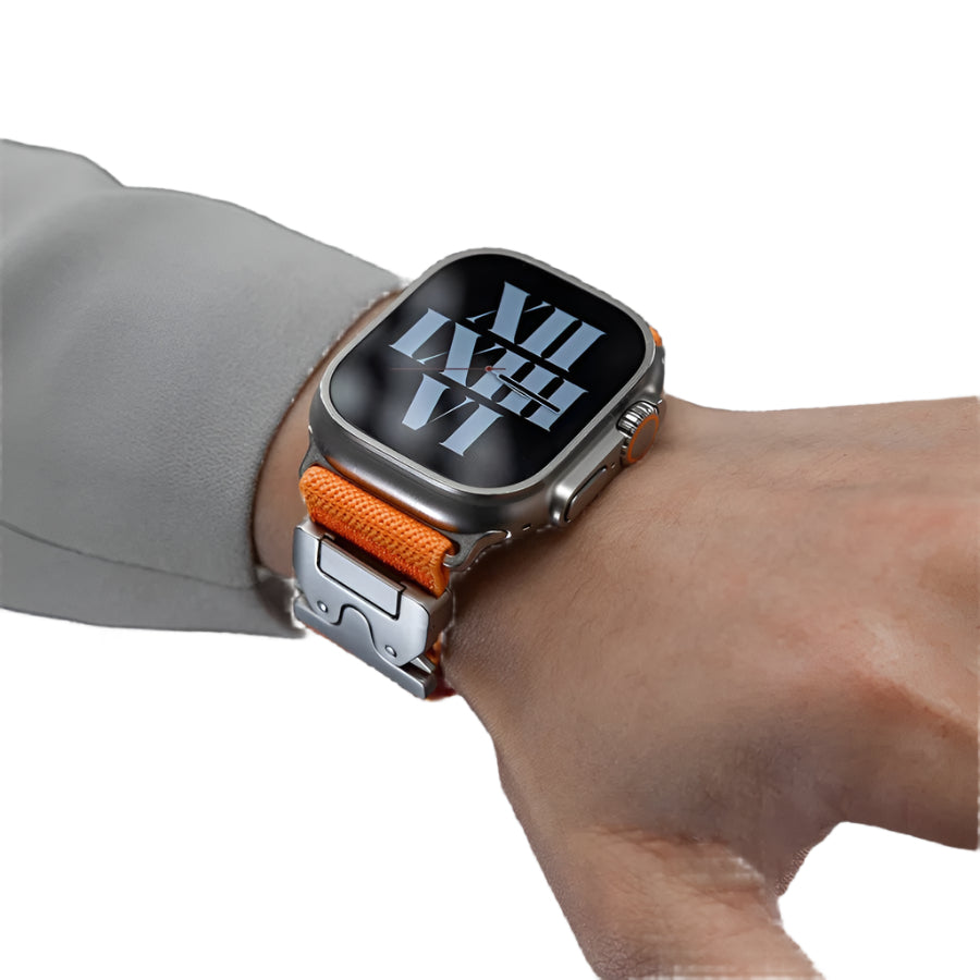 LuxeFlex Elite Nylon Band | Comfortabele en stijlvolle stretchband voor Apple Watch