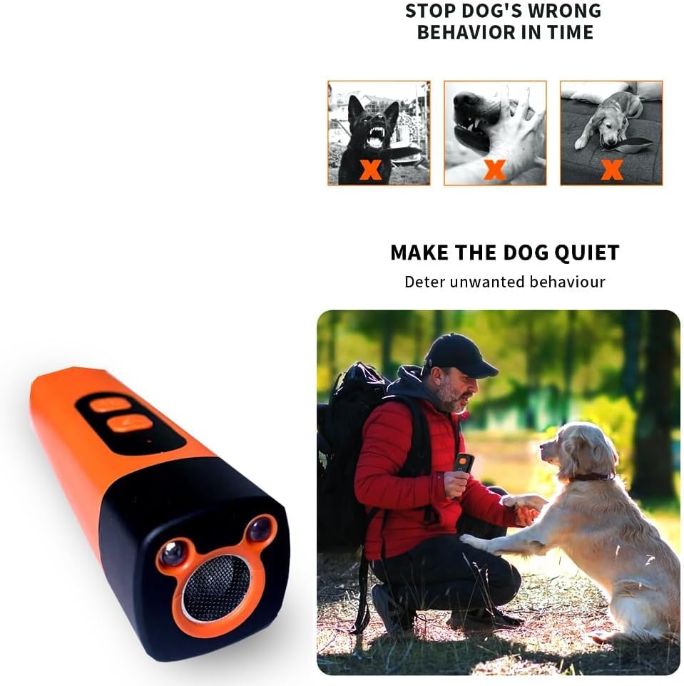 BarkGuard Ultrasone Afschrikker | Humane apparaat om ongewenst geblaf van honden te ontmoedigen