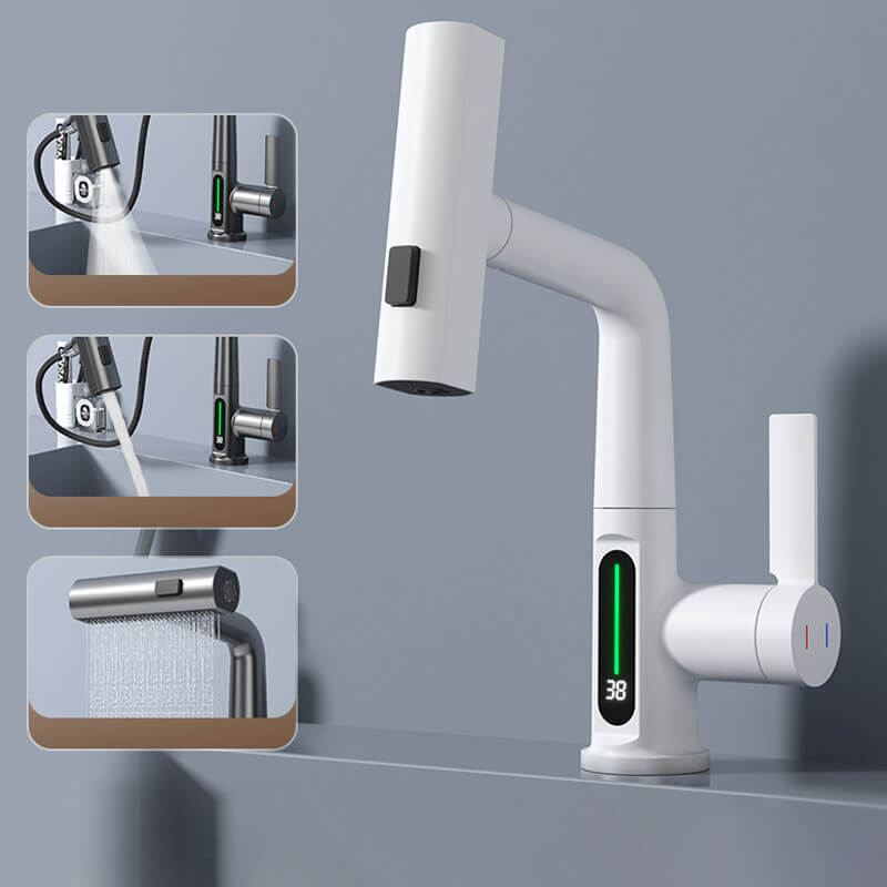 AquaElegance Digitale Kraanverhoging | Intelligente bediening met nauwkeurige digitale weergave voor modern wonen