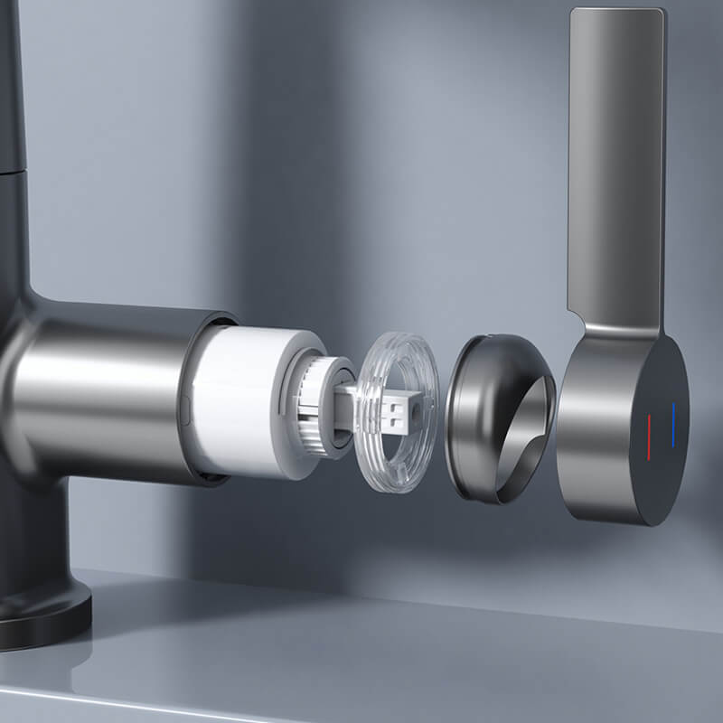AquaElegance Digitale Kraanverhoging | Intelligente bediening met nauwkeurige digitale weergave voor modern wonen