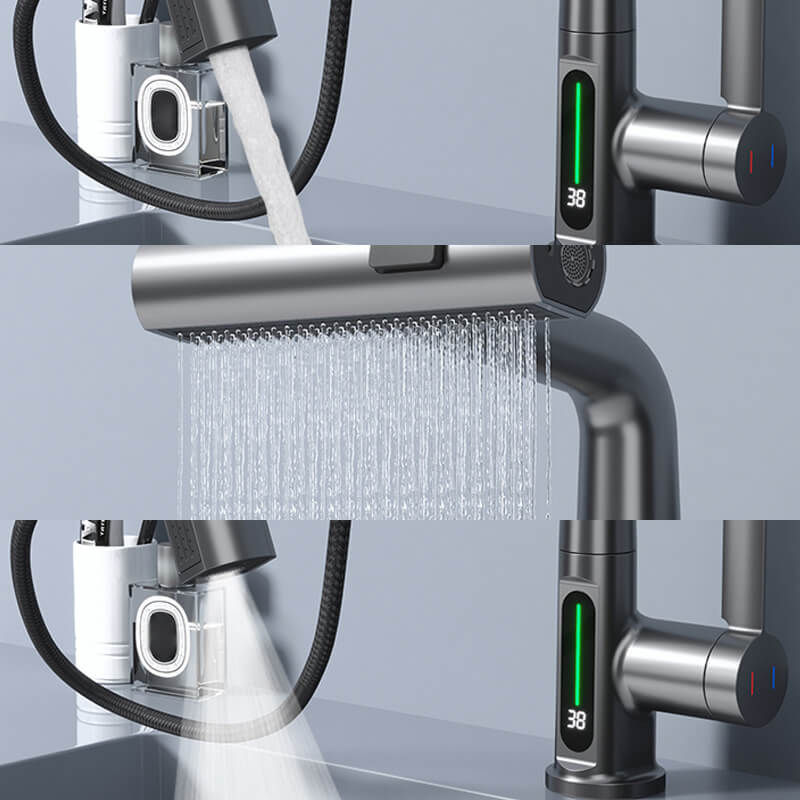 AquaElegance Digitale Kraanverhoging | Intelligente bediening met nauwkeurige digitale weergave voor modern wonen