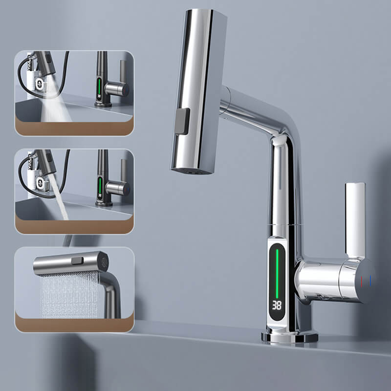 AquaElegance Digitale Kraanverhoging | Intelligente bediening met nauwkeurige digitale weergave voor modern wonen