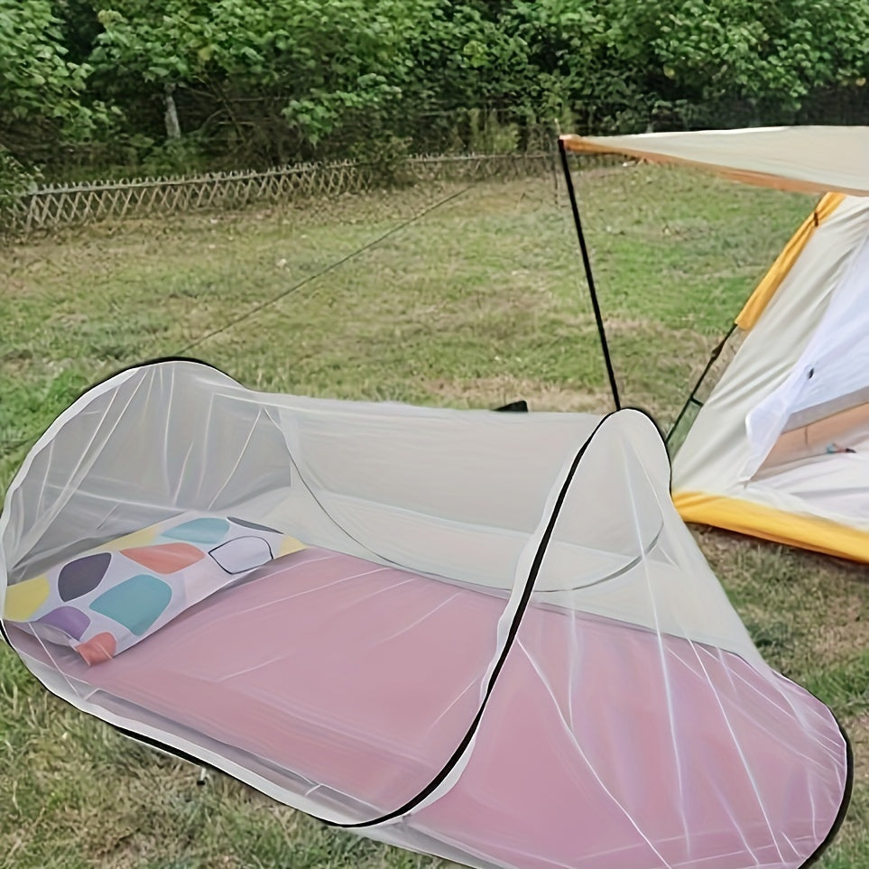 InsectoGuard Mückennetz | Ultraleicht, Vouwbaar en Met Rits voor 1 Persoon