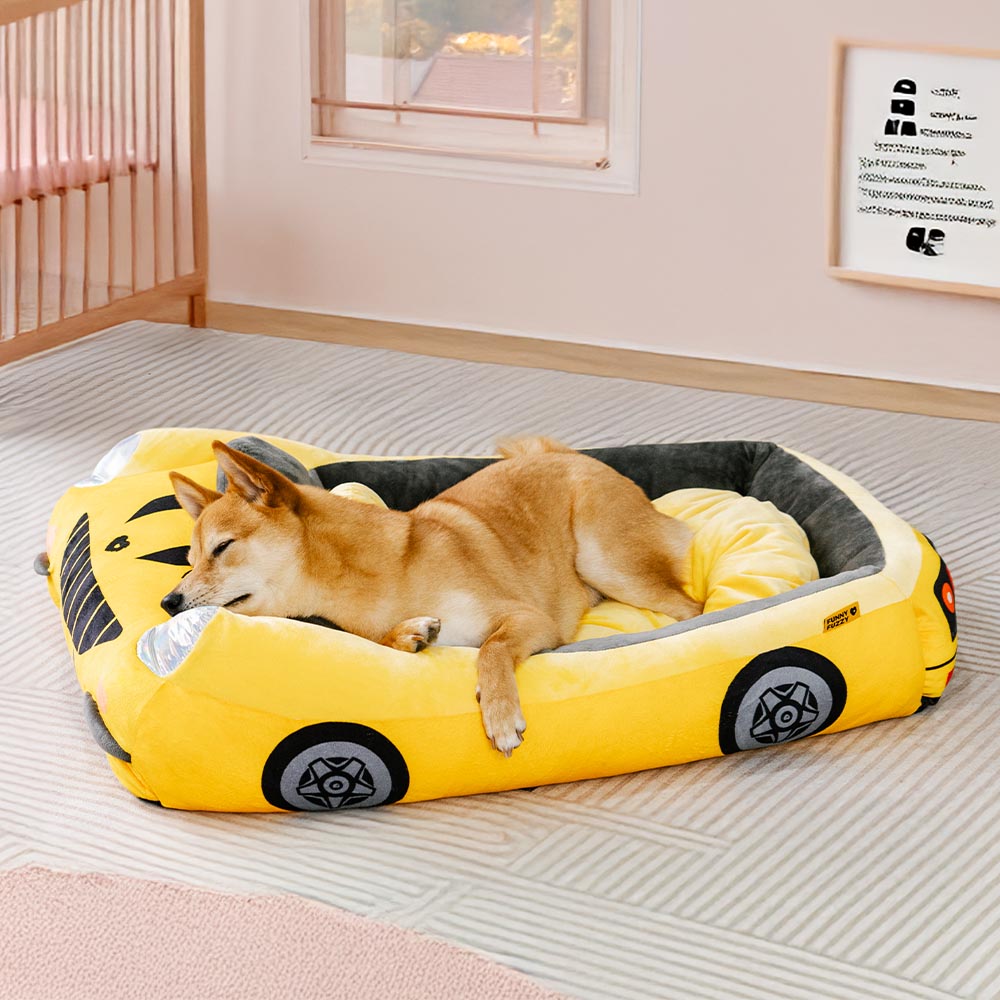 FurElegance Classic Convertible Raceauto Bed | Luxe bolster hondenbed voor stijlvolle comfort en ondersteuning