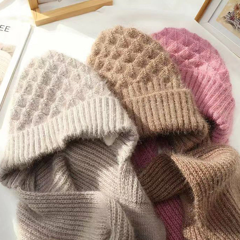 1+1 GRATIS | ScarfBeanie - Dames sjaal en beanie-muts in één