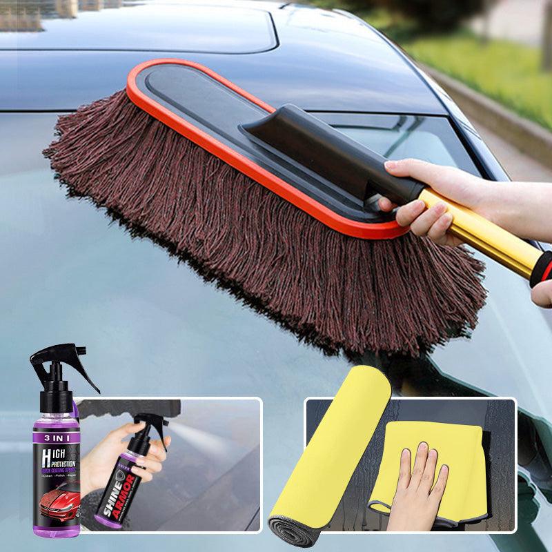 Elegant | Auto Duster met Telescopische Handgreep - Effectieve Reiniging - Praktisch Ontwerp - Gemakkelijk op te Bergen