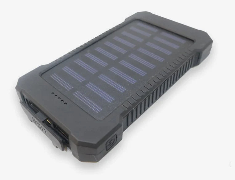 SolarPowered PowerBank | Draagbare Waterdichte Zonnelader