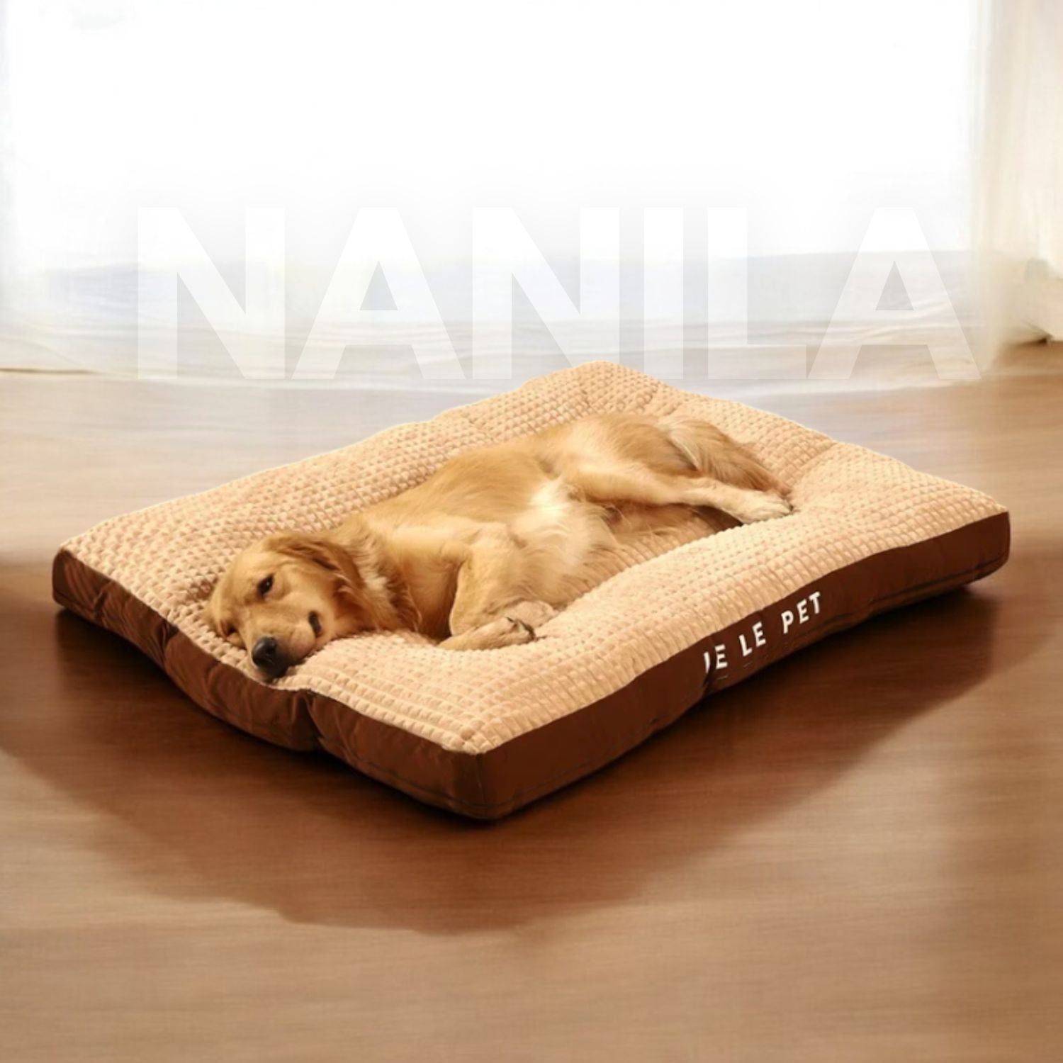 SnoozePaw Luxe Hondenbed – Robuuste Schuim, Afneembare Hoezen en Optimale Ondersteuning