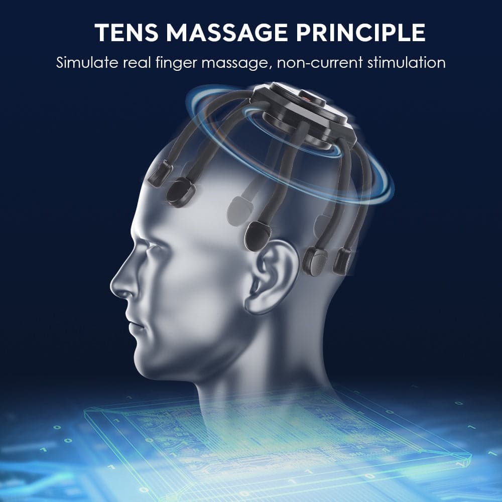 LuxAura Ultra Hoofdmassageapparaat | Ontspannende massage voor ultieme verlichting en welzijn