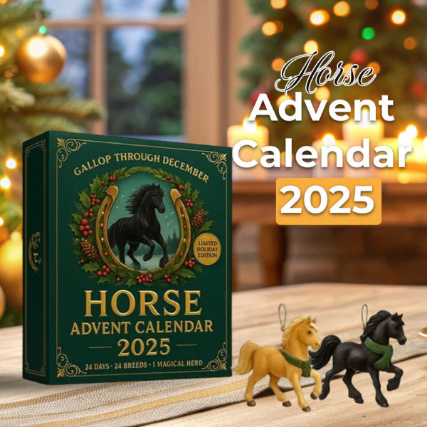 Magische Paarden Adventskalender 2025 – 24 Handgeschilderde Figuren voor Paardenliefhebbers