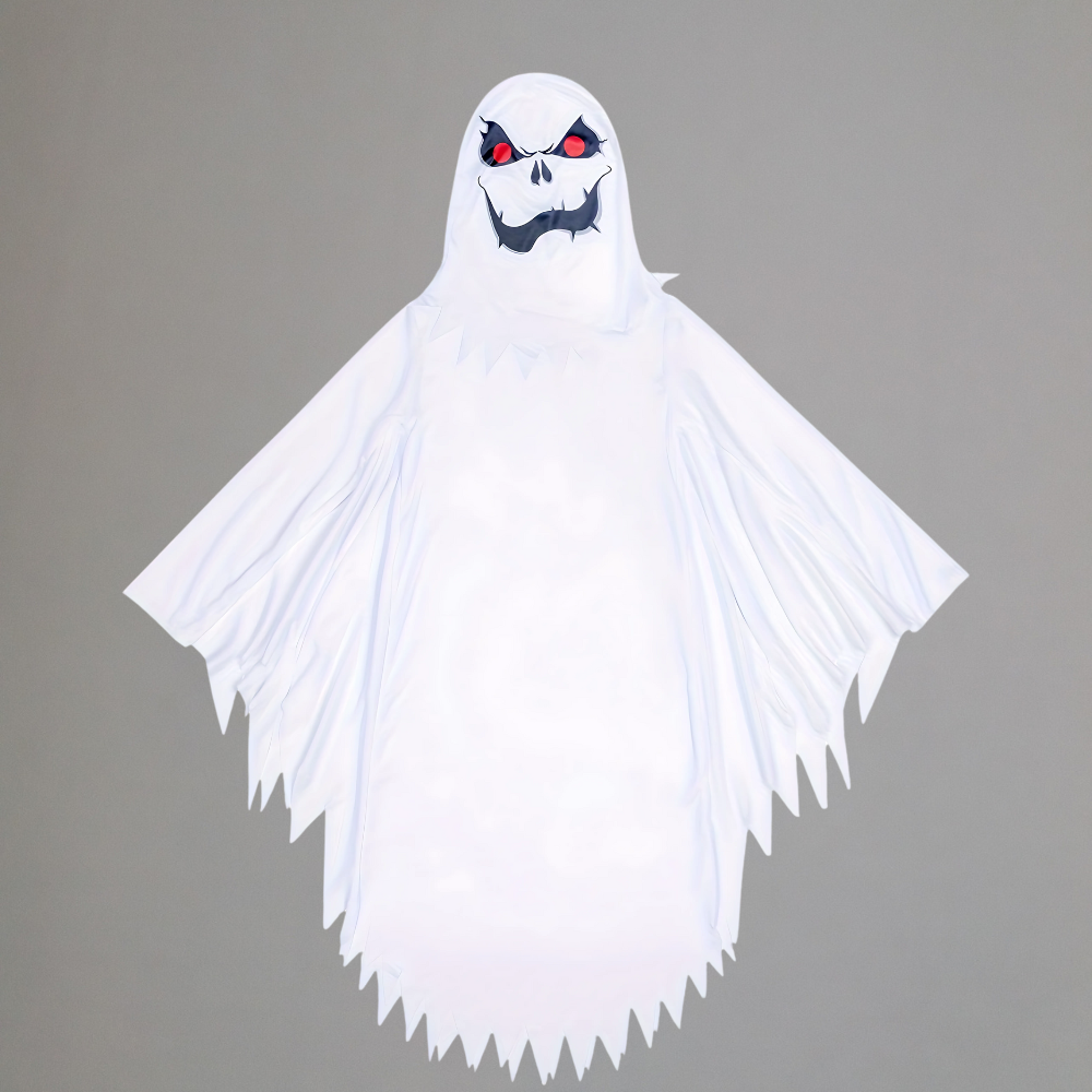 Halloween Geest Kostuum Kinderen Masker Cape Outfit Set