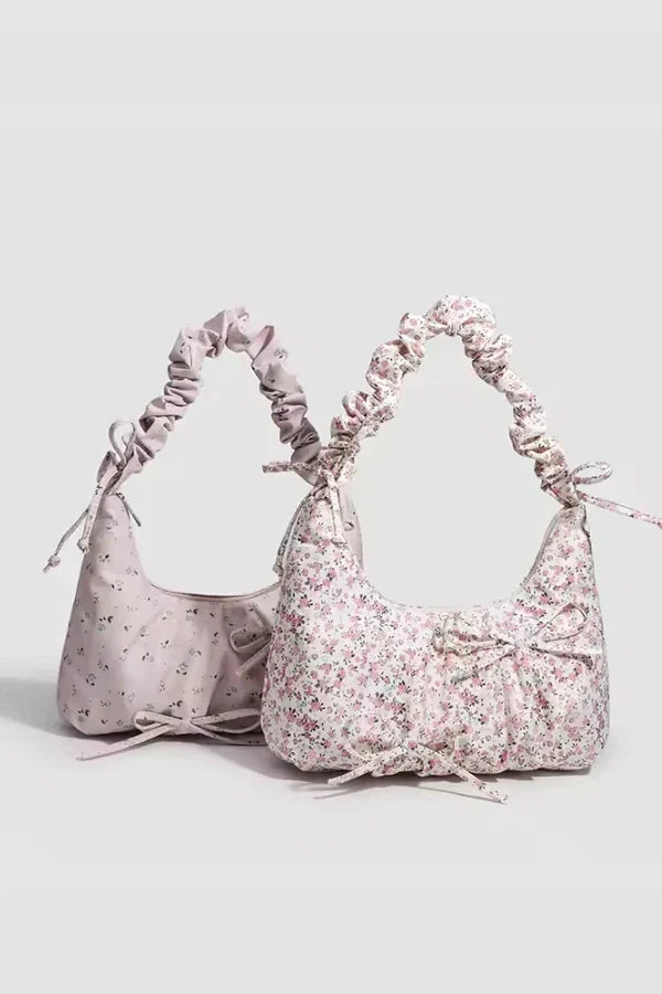 Dames Handtas Bloemenprint Één maat Polyester