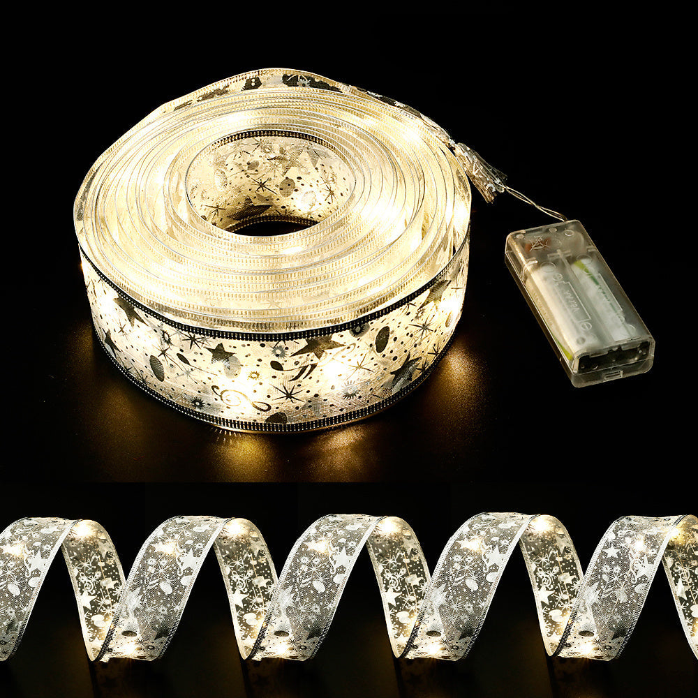 Decoratief Band met Kleurrijke LED-Verlichting – 5cm Brede Stoffen Lichtband