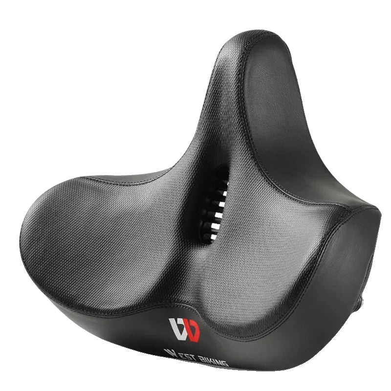 Comfortabele Ergonomische Fiets Zadel met Verbrede Kussen voor Lange Afstand Fietsen – Compatibel met MTB, E-Bikes en Meer