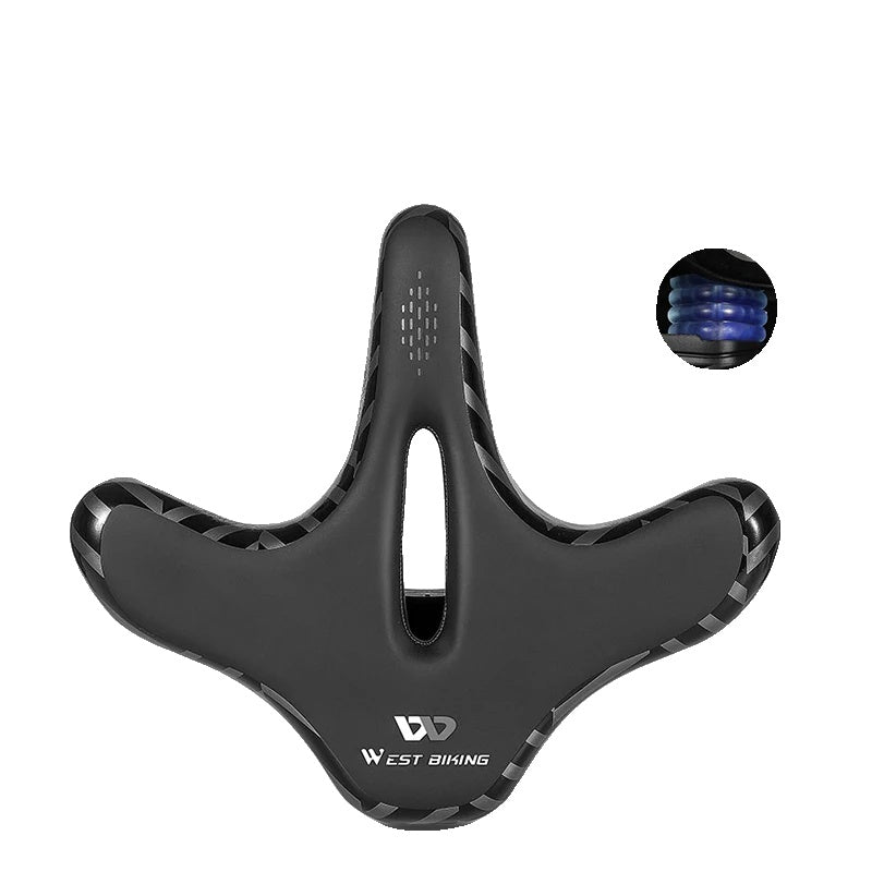 Comfortabele Ergonomische Fiets Zadel met Verbrede Kussen voor Lange Afstand Fietsen – Compatibel met MTB, E-Bikes en Meer