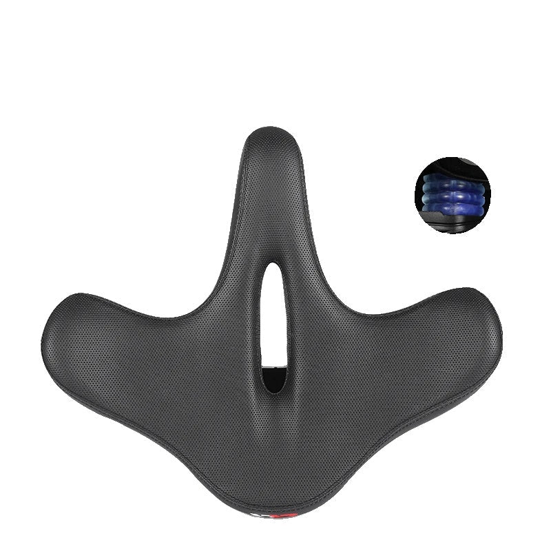 Comfortabele Ergonomische Fiets Zadel met Verbrede Kussen voor Lange Afstand Fietsen – Compatibel met MTB, E-Bikes en Meer