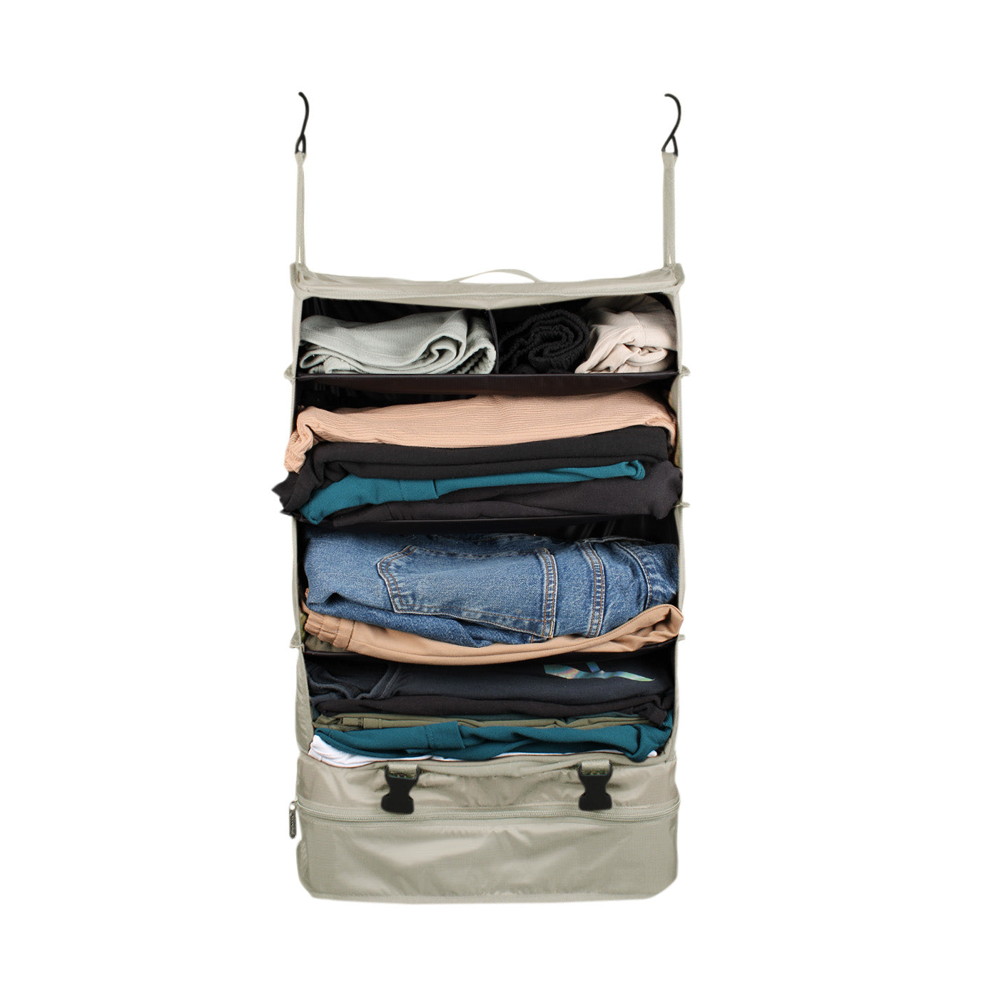 LuxeOrganize Acordeon Reisorganizer | Elegante opberging met 6 compartimenten