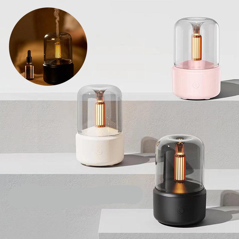 LuxeAura Kaarslicht Aroma Diffuser | Verhoog de ambiance met rustgevende geuren en een zachte gloed