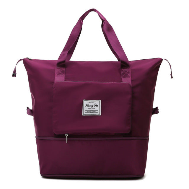 LuxeVoyage Elite Reis Tote | Stijlvolle opvouwbare handbagage voor moeiteloze reizen