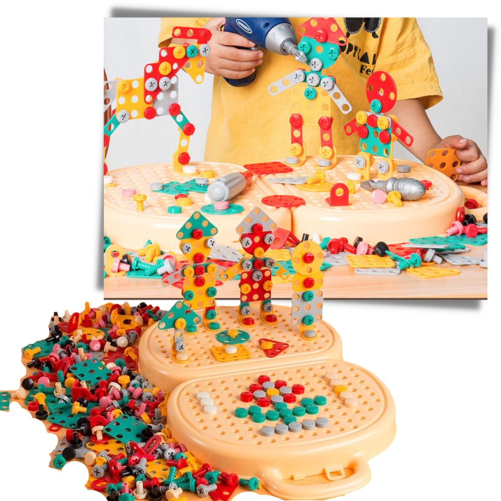 Educatief Puzzel Speelgoed en Boor Kit