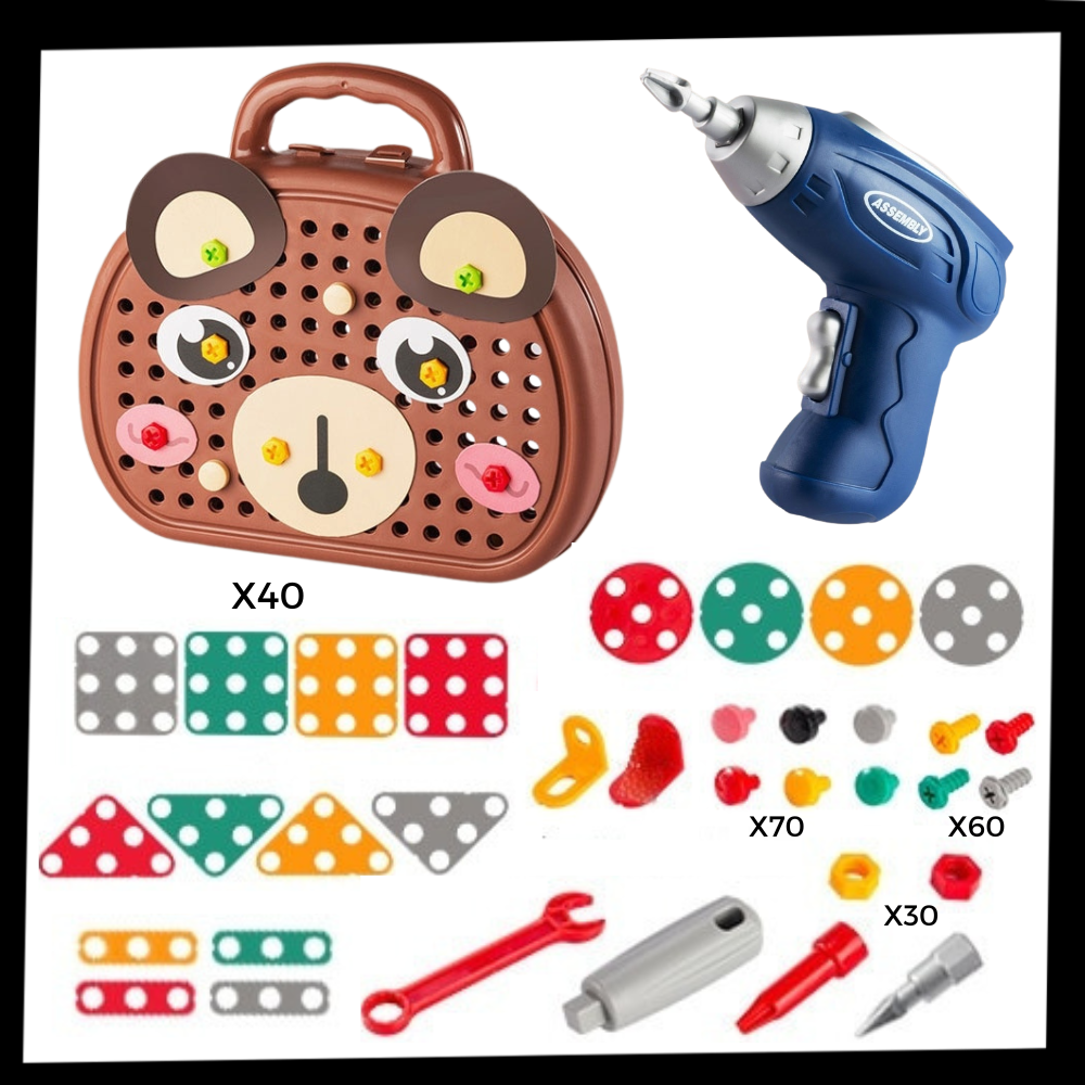 Educatief Puzzel Speelgoed en Boor Kit