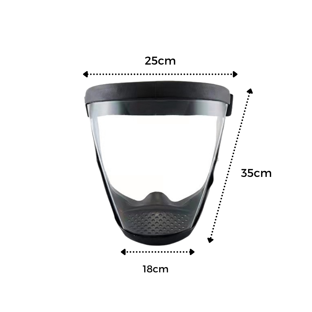 Transparante Beschermende Volledige Gezichtshel