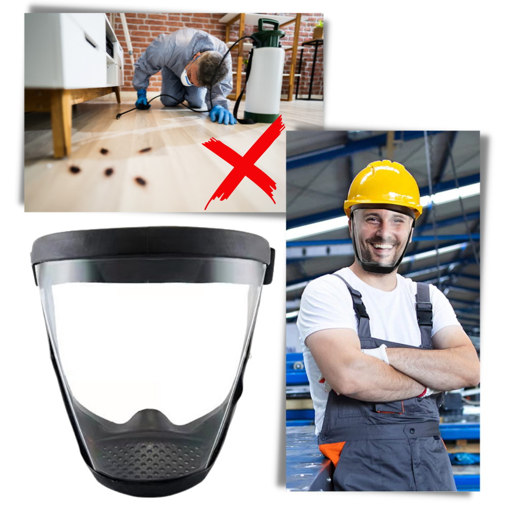 Transparante Beschermende Volledige Gezichtshel