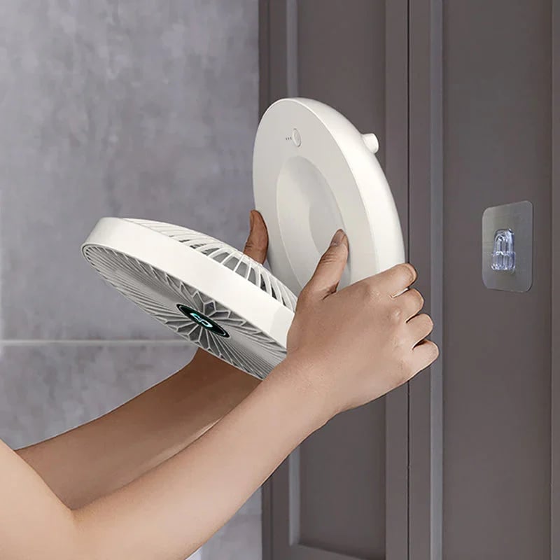 AeroLux Elegante Draagbare Ventilator | Stijlvolle, opvouwbare ventilator voor ultiem comfort