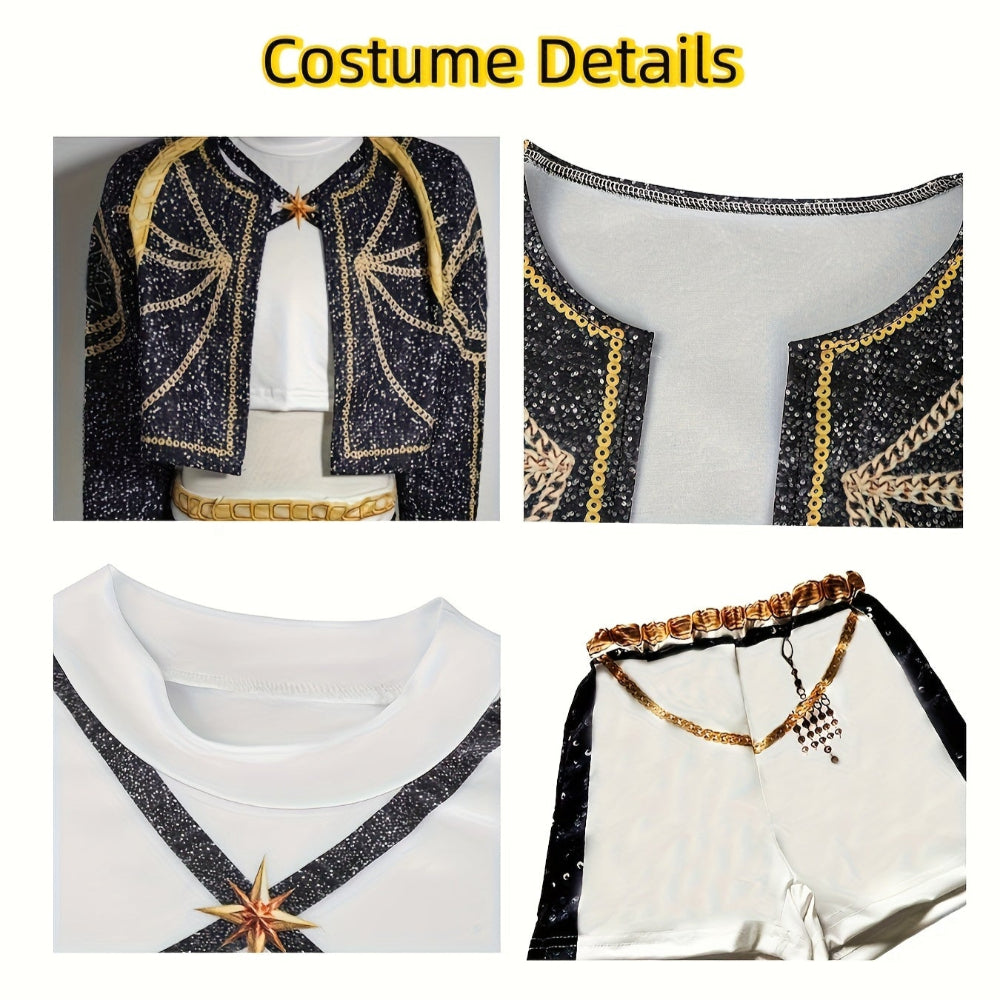 Kpop Hunter Kinderen Halloween Kostuum Zanger Outfit