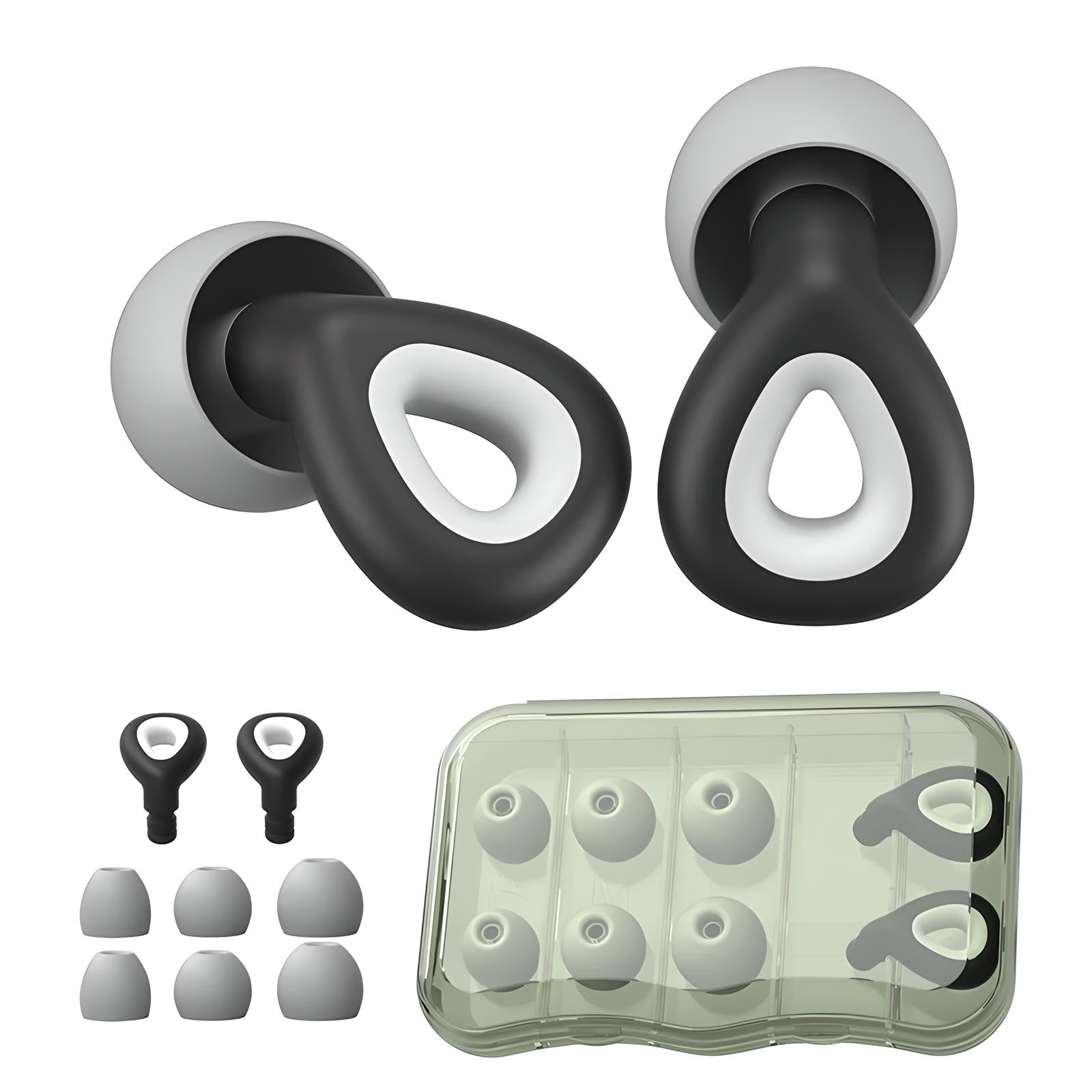 SilenceLux Geluiddempende Reis Oordopjes Set | Ultieme rust en comfort tijdens het reizen