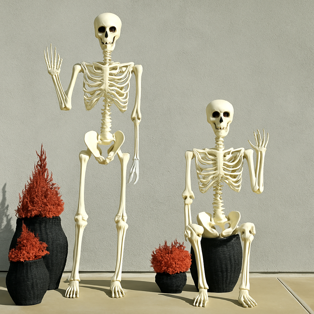 Halloween Skelet Decoratie Poseerbaar Buiten Display