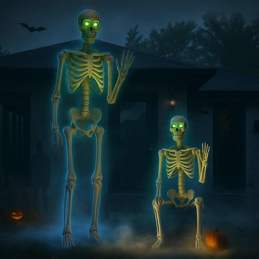 Halloween Skelet Decoratie Poseerbaar Buiten Display