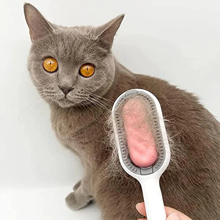 3-in-1 Borstel | Voor honden en katten | Massageborstel