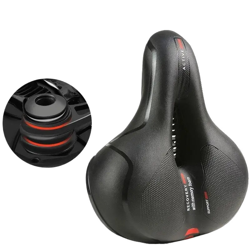 Comfortabele Holle Ademende Fietszadel voor MTB en Racefietsen - Schokabsorberende Fietsstoel voor Lange Afstanden