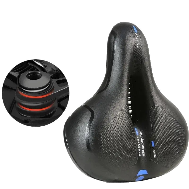 Comfortabele Holle Ademende Fietszadel voor MTB en Racefietsen - Schokabsorberende Fietsstoel voor Lange Afstanden