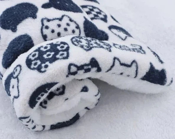 Ultra Zachte Kattendeken – Gezellige Flanellen Deken met Katten, Hypoallergeen en Machinewasbaar, Perfect voor Alle Katten