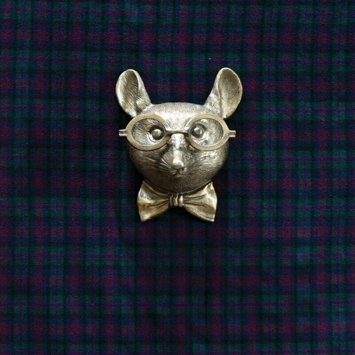 ArtBeest Dierkop Wanddecoratie – Handgeschilderde Speelse Figuren van Hars