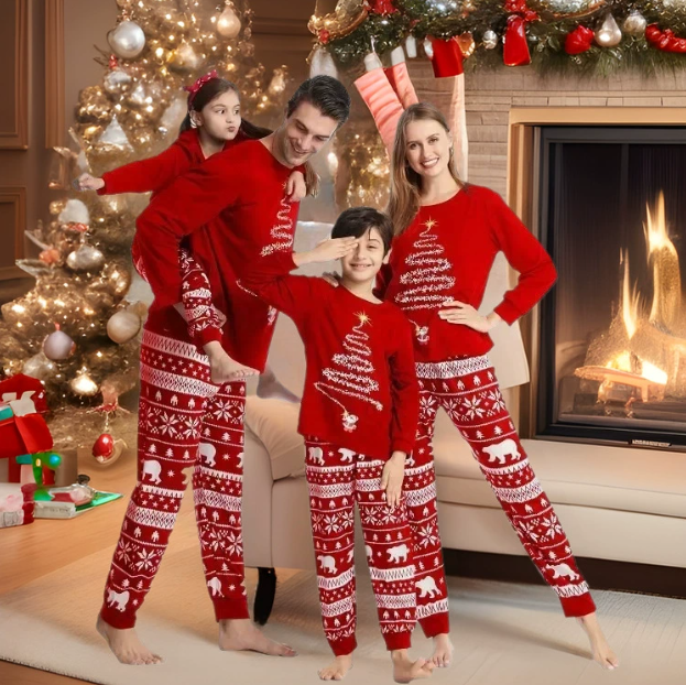 XmasJams | Familie Kerst Pyjama Set voor Ouders en Kinderen Feestcollectie
