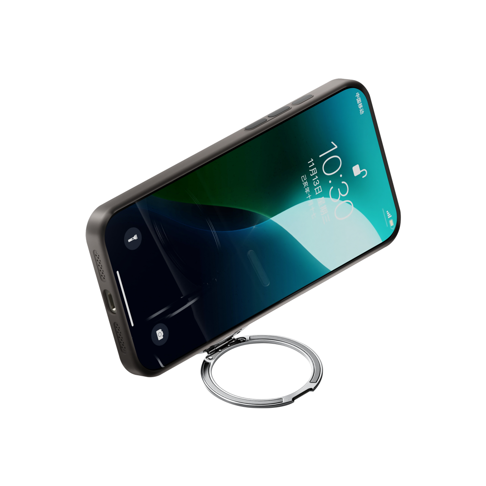 LuxuraGrip Tri-Fold MagSafe Stand | Elegante 3-in-1 telefoonring, standaard en grip voor ultiem gemak