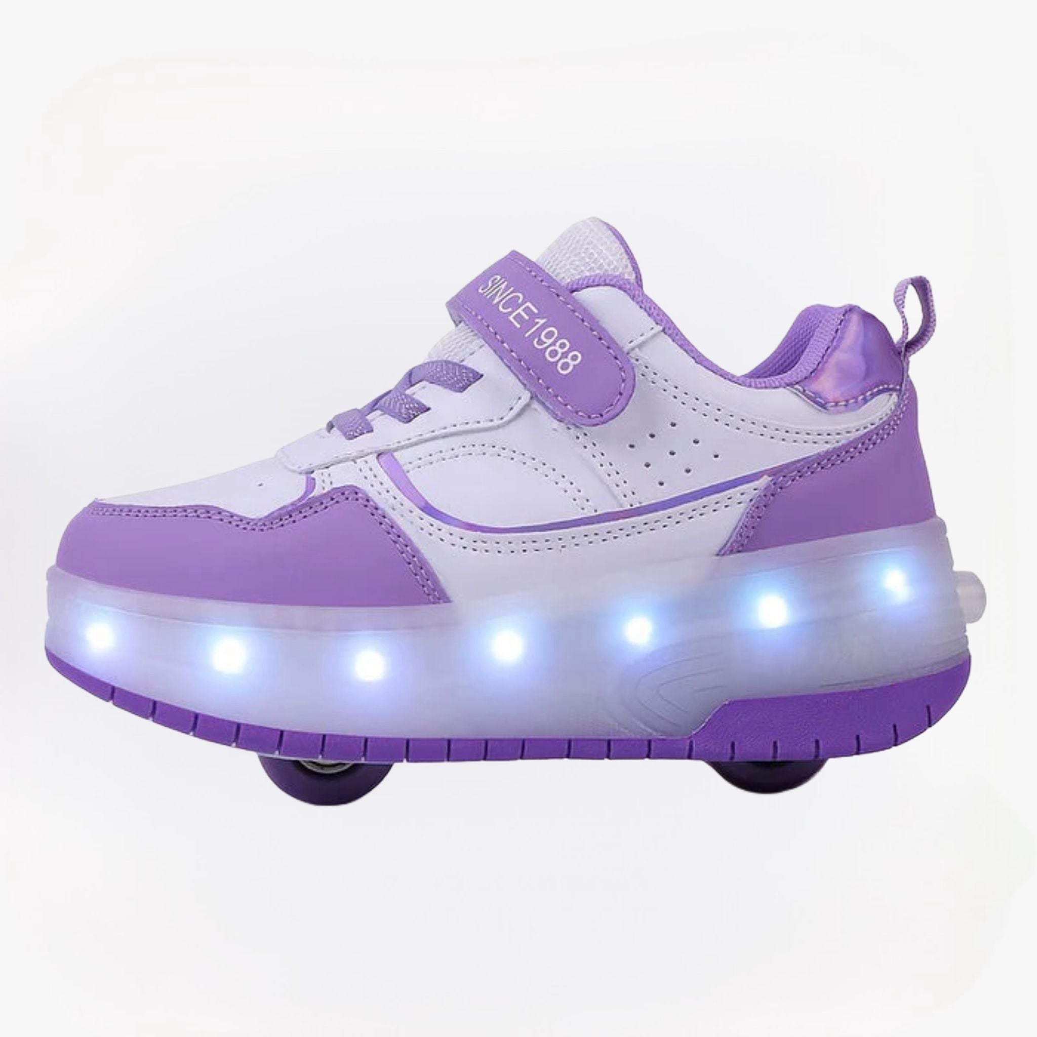 LightGlide Kindersneaker – LED-schoenen met uittrekbare wielen