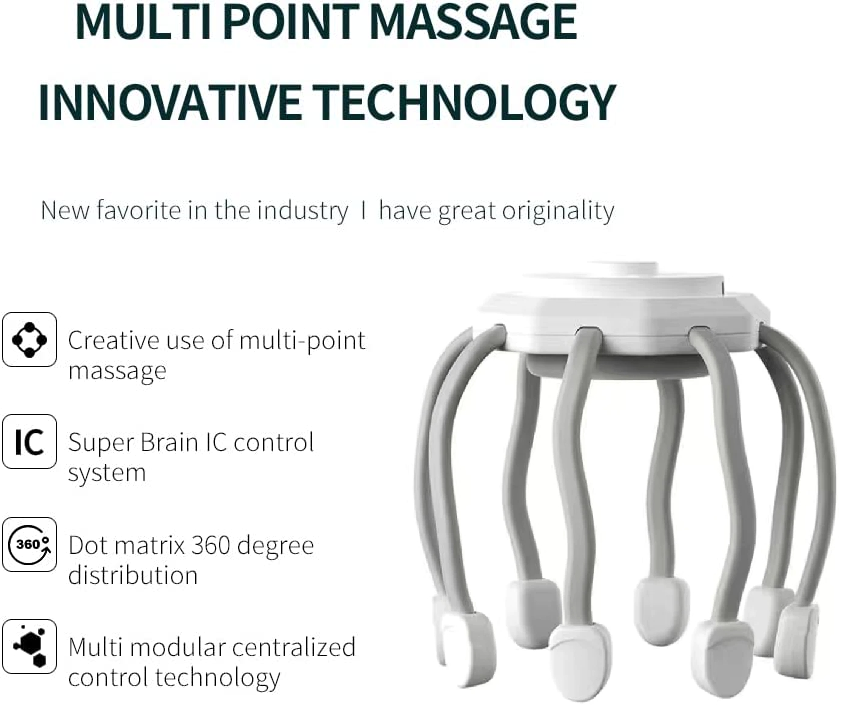 LuxAura Ultra Hoofdmassageapparaat | Ontspannende massage voor ultieme verlichting en welzijn