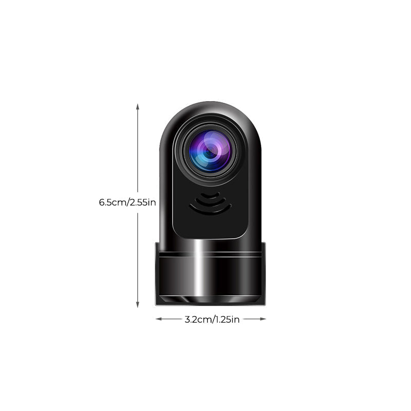 1080P HD Mini ADAS Dashcam met 360° Draaifunctie