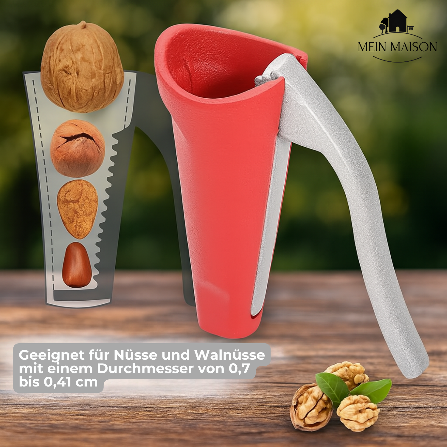 1+1 GRATIS NussMeister Nooit Meer Krachtinspanning Bij Noten Breken