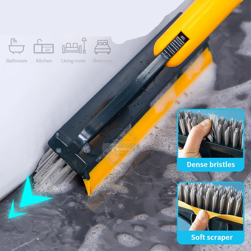 LuxClean Luxe Reinigingsborstel | 2-in-1 borstel met zachte schraper voor optimale reiniging