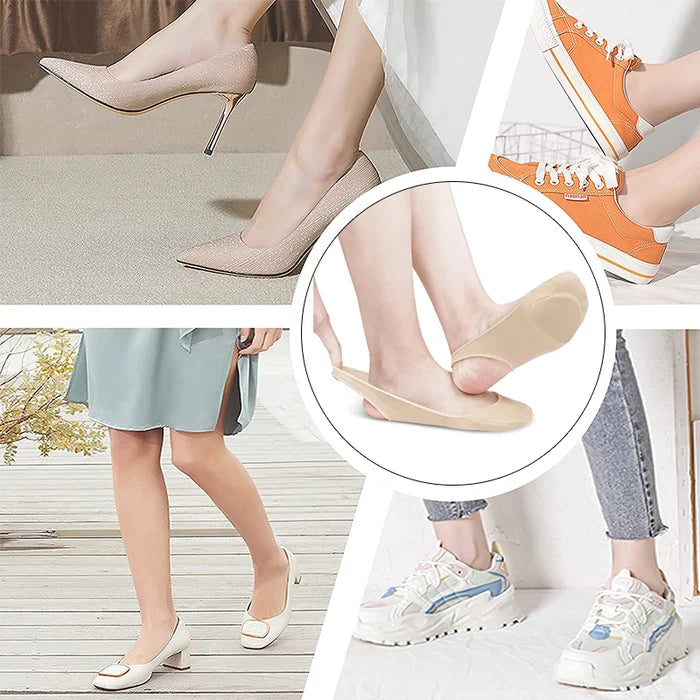 ComfortStep Sokken 3 paar | Ultradunne sokken met voorvoetkussentjes