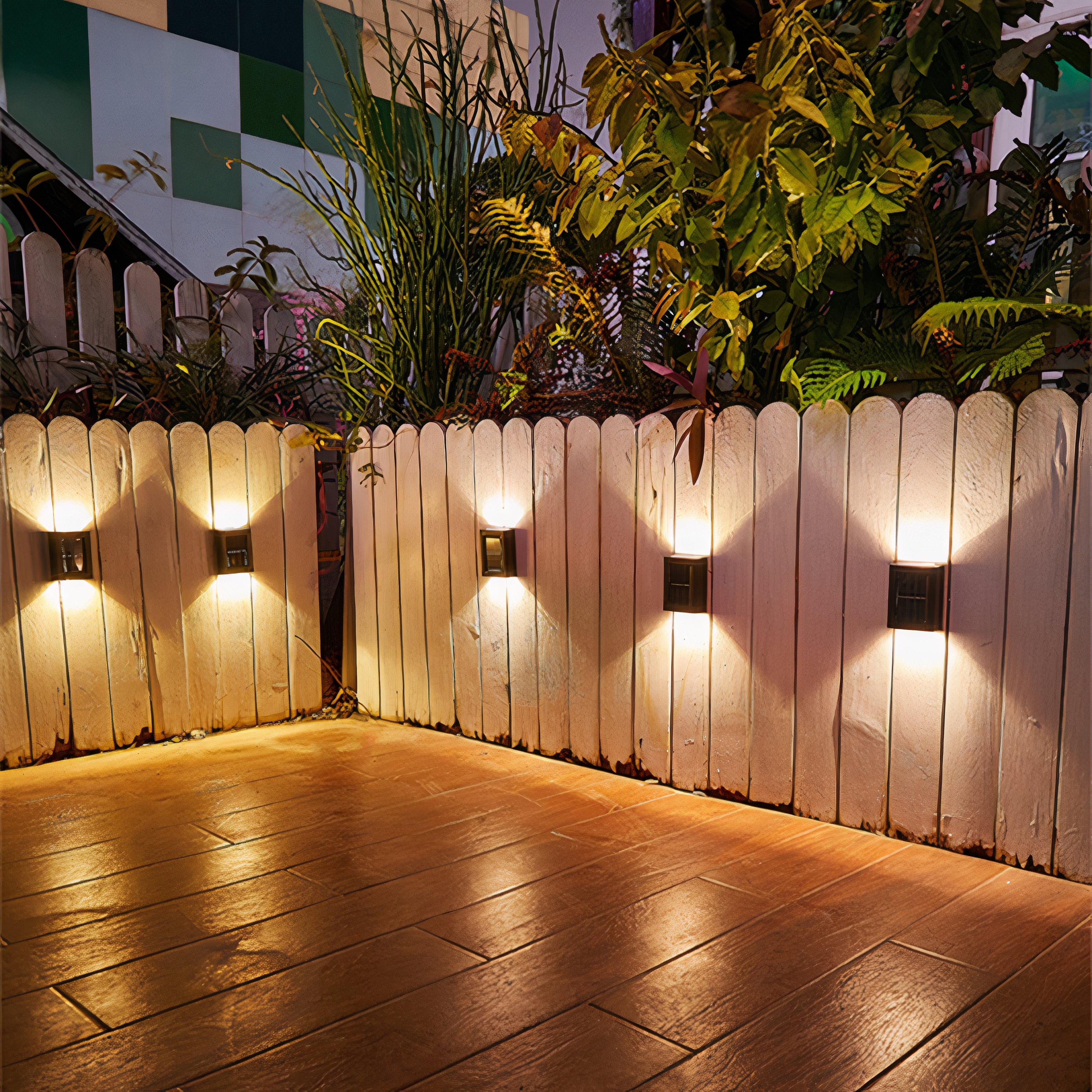 LuxeSolar Elegante LED Wandlamp | Duurzame zonne-energie met automatische werking